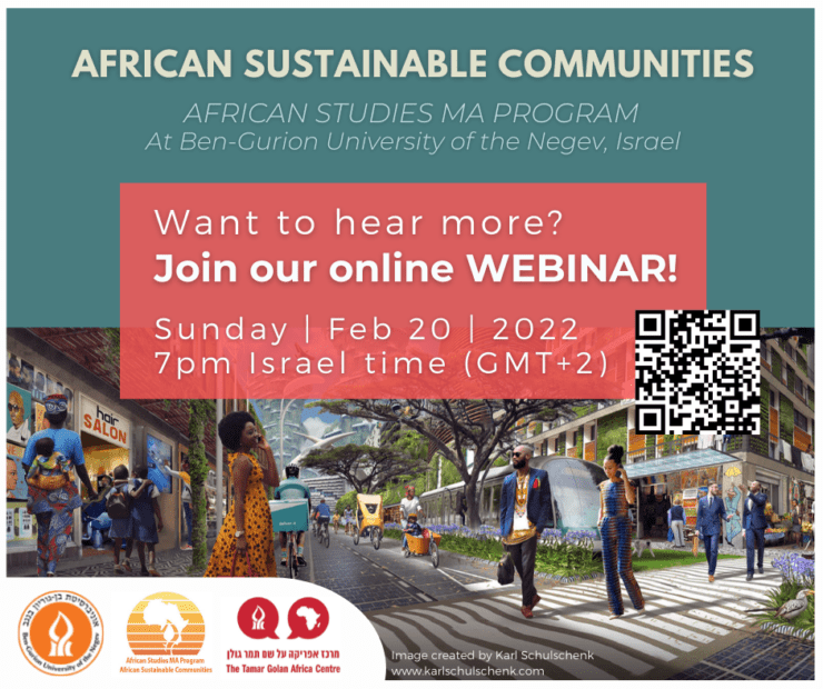 Exposure Webinar – The M.A program in African Studies – African Sustainable Communities