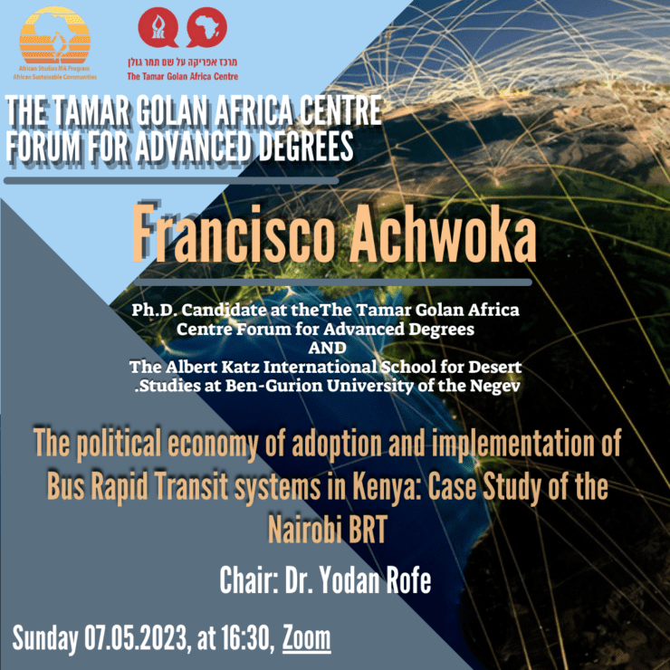 Lecture by Francisco Achwoka